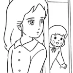 a imprimer coloriage Princesse Sarah gratuit