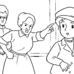 imprimer coloriage Princesse Sarah pour enfant