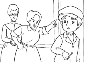 imprimer coloriage Princesse Sarah pour enfant