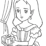 coloriage Princesse Sarah à imprimer pdf gratuit