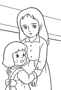 coloriage Princesse Sarah en ligne