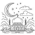 coloriage Ramadan à imprimer pdf gratuit