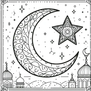 imprimer coloriage Ramadan gratuit