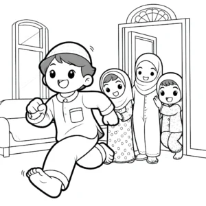 coloriage Ramadan pour enfant