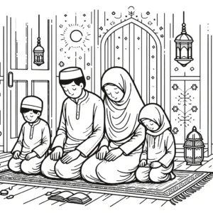 coloriage Ramadan à imprimer