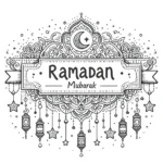 coloriage Ramadan et decoupage