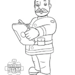 coloriage Sam Le Pompier a dessiner et imprimer