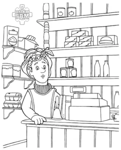 coloriage Sam Le Pompier gratuit en ligne