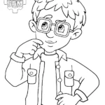 coloriage Sam Le Pompier a dessiner et imprimer