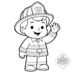 coloriage Sam Le Pompier a telecharger