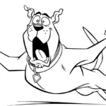 coloriage Scooby Doo pour enfants a imprimer gratuit