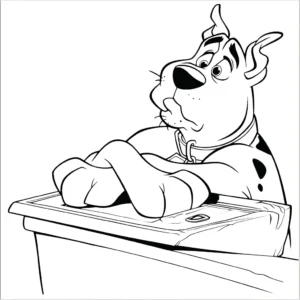 coloriage Scooby Doo pour enfant
