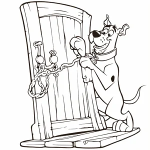 coloriage Scooby Doo en ligne pour enfant