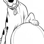 coloriage Scooby Doo à imprimer gratuit
