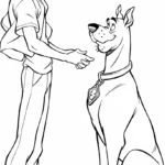 coloriage Scooby Doo pour bebe a imprimer