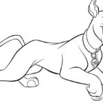 imprimer coloriage Scooby Doo pour enfant