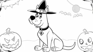 coloriage Scooby Doo en ligne pour enfant