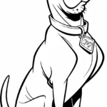 coloriage Scooby Doo a imprimer gratuit