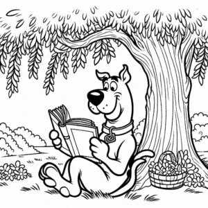 coloriage Scooby Doo en ligne pour enfant