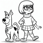 coloriage Scooby Doo à imprimer a4