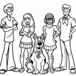 coloriage Scooby Doo a dessiner et imprimer