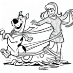 coloriage Scooby Doo à imprimer a4