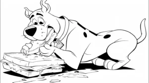 coloriage Scooby Doo a dessiner et imprimer