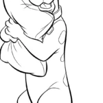 coloriage Scooby Doo pour enfant de 2 ans
