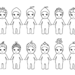 coloriage Sonny Angle et découpage à imprimer