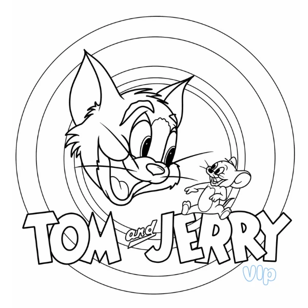 Tranh tô màu Tom et Jerry