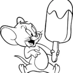 coloriage Tom and Jerry pour enfant de 2 ans