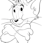 coloriage Tom and Jerry a imprimer