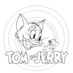 coloriage Tom and Jerry à imprimer pdf gratuit