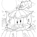 coloriage Tom and Jerry gratuit à imprimer