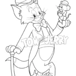 coloriage Tom and Jerry et apprentissage