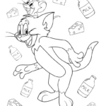 télécharger coloriage Tom and Jerry gratuit