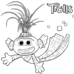 a imprimer coloriage Trolls gratuit