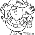 coloriage Trolls à imprimer