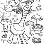 coloriage Trolls pour enfant à imprimer