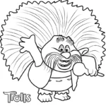 coloriage Trolls gratuit à imprimer