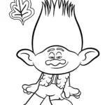 coloriage Trolls gratuit en ligne