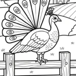 coloriage Paon updated en ligne
