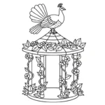 coloriage Paon updated à imprimer gratuitement