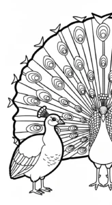 coloriage Paon updated a imprimer