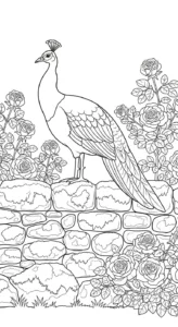 coloriage Paon updated gratuit a imprimer