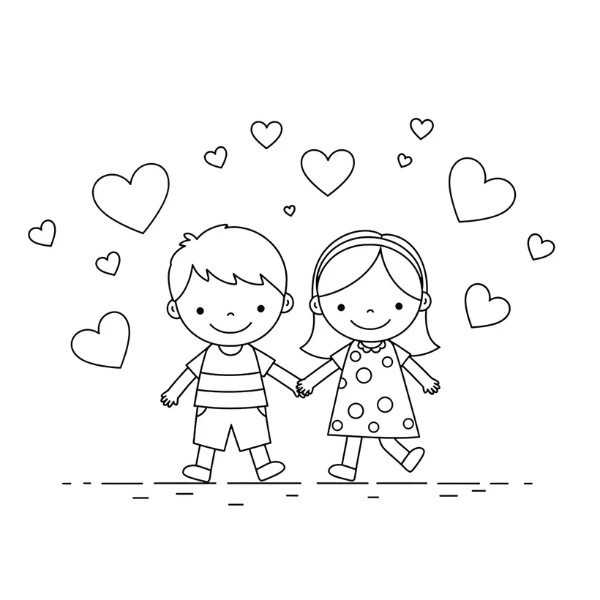 Tranh tô màu Amour