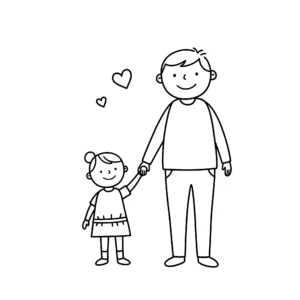 coloriage Amour pour enfants à imprimer