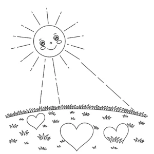 a imprimer coloriage Amour gratuit