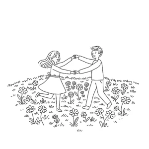 coloriage Amour à imprimer gratuitement