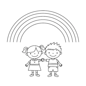 coloriage Amour pour enfant de 6 ans